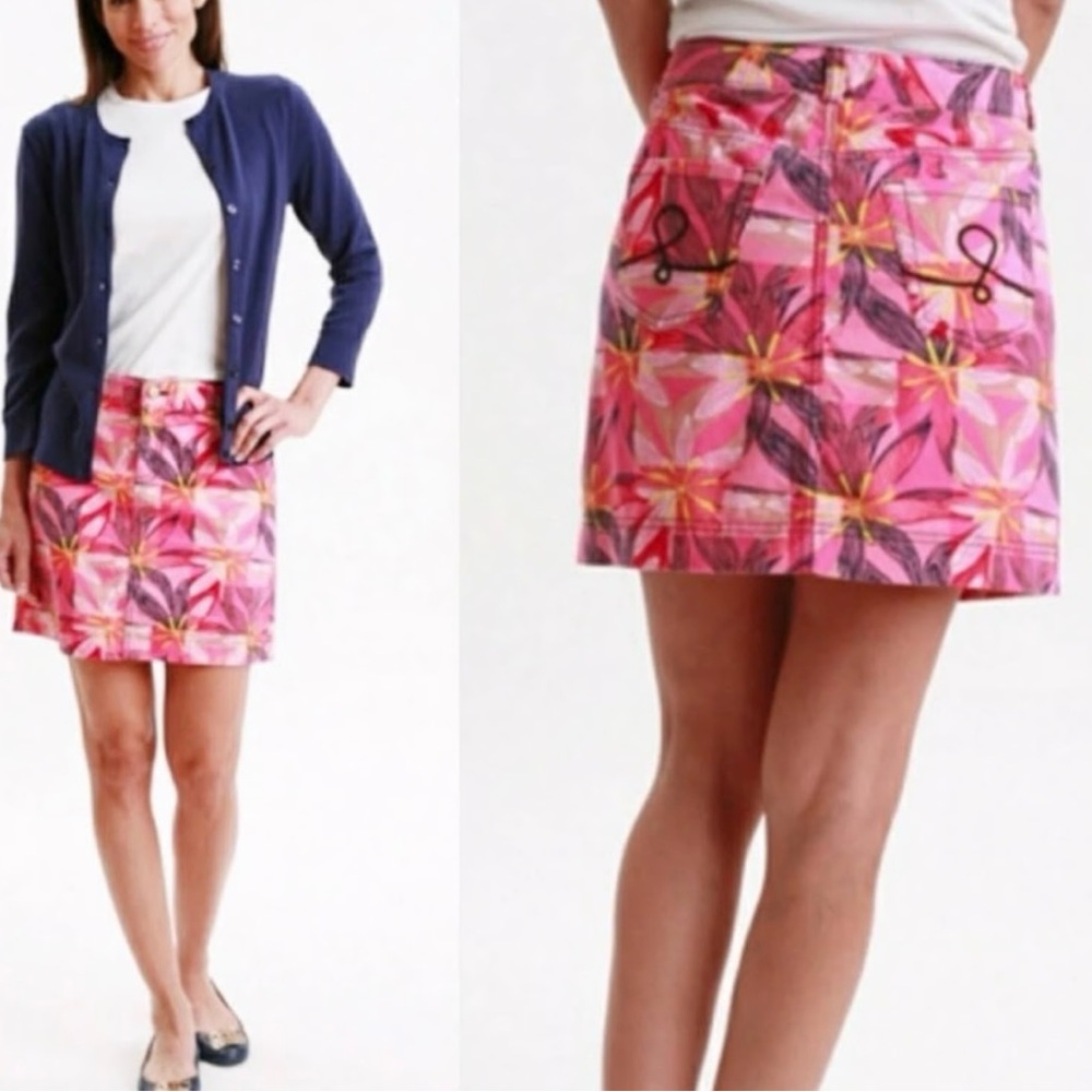 Lilly Pulitzer Coeli Printed Corduroy Skirt